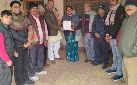 महाराणा प्रताप की प्रतिमा को लेकर क्षत्रिय महासभा का प्रतिनिधिमंडल पालिका अध्यक्ष से मिला