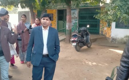 मुख्य विकास अधिकारी, चित्रकूट द्वारा बाल विकास परियोजना कर्वी के अन्तर्गत 03 आंगनवाड़ी केन्द्रों का निरीक्षण किया गया