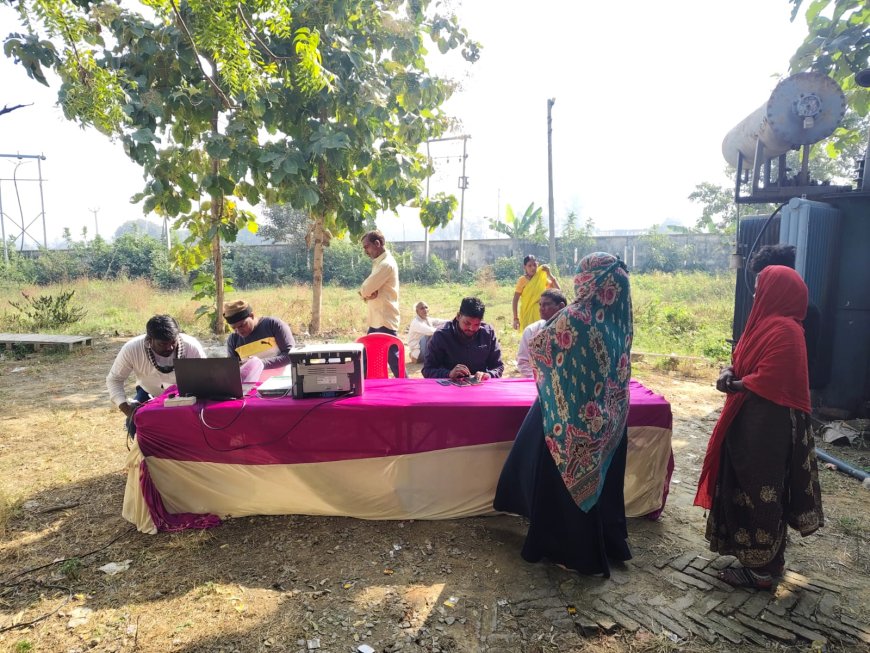 विद्युत राहत योजना के तहत कैम्प लगाकर उपभोक्ताओं को जानकारी दी गई एंव विल जमा कराया गया