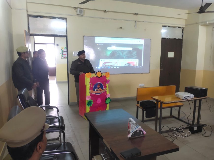 क्षेत्राधिकारी मऊ द्वारा श्री जी इंटरनेशनल स्कूल खोह कर्वी में साइबर जागरुकता कार्यक्रम का आयोजन कर छात्र/छात्राओं को जागरूक किया गया