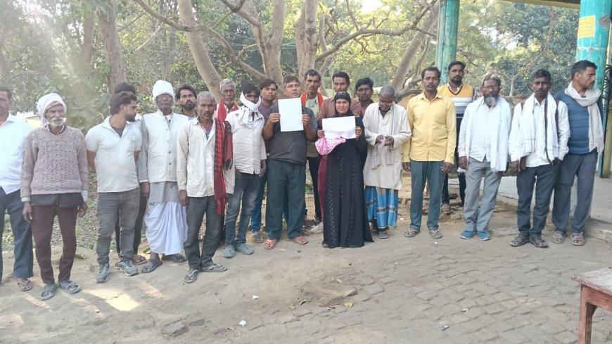 अलीनगर के पटटे दारो ने दबंग कब्जा करने वाले लोगों के विरुद्ध एस डी एम सिरौलीगौसपुर व कोतवाली बदोसरांय पुलिस से शिकायत किया