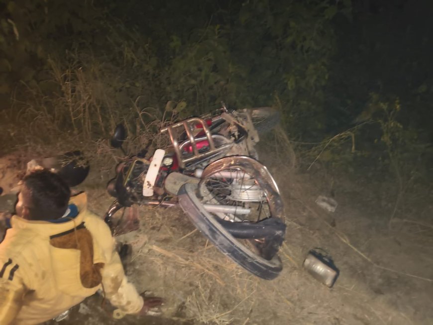 बीती रात सडक दुर्घटना में युवक घायल हुआ संयुक्त चिकित्सालय सिरौलीगौसपुर में भर्ती कराया गया