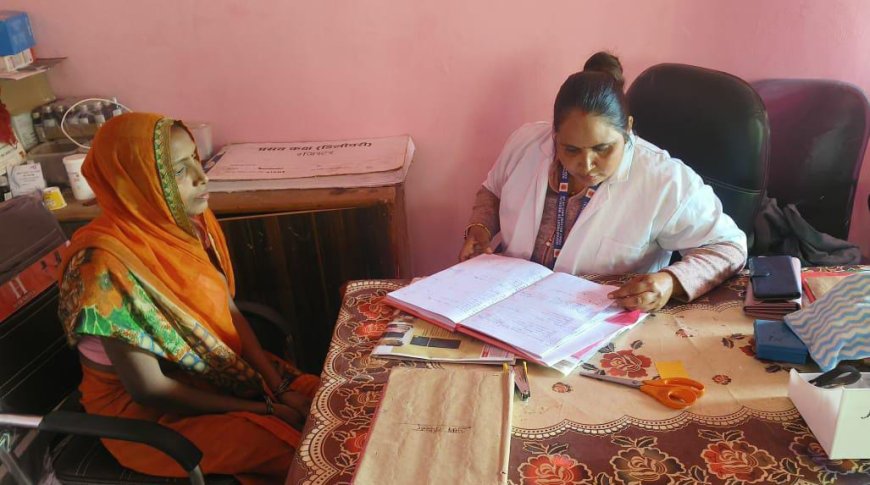 मुख्यमंत्री आरोग्य मेला में 110 मरीजों का उपचार किया गया