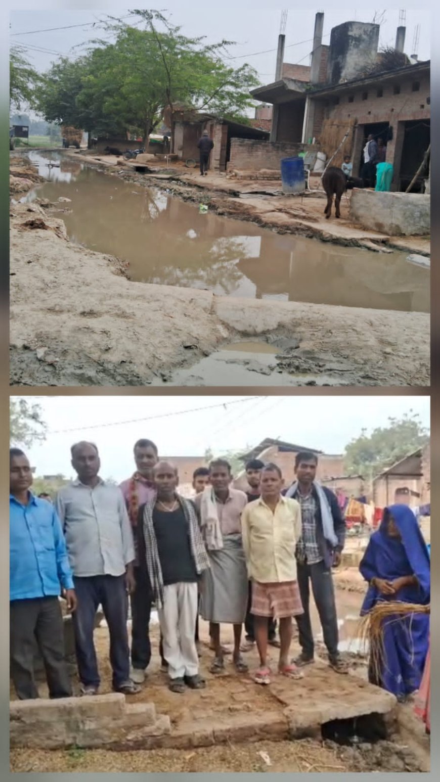 राजनीतिक भेदभाव की भेंट चढ़ी तौरा गांव की सड़क