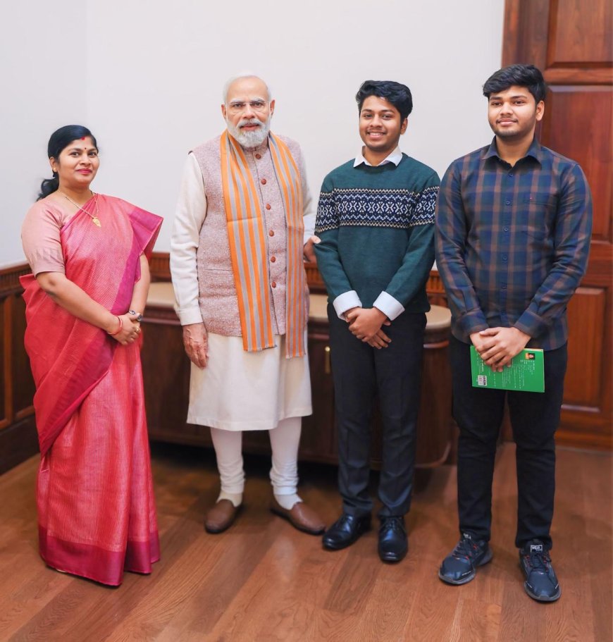 राज्यसभा सांसद डा. संगीता बलवंत ने प्रधानमंत्री नरेंद्र मोदी से शिष्टाचार भेंट की