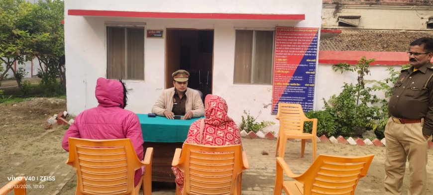 थाना समाधान दिवस में 87 शिकायतों की सुनवाई 16 का मौके पर निस्तारण