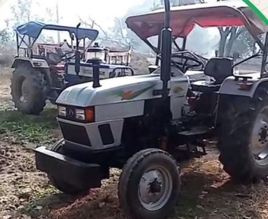 घर के सामने खड़े ट्रैक्टर से बैटरी चोरी