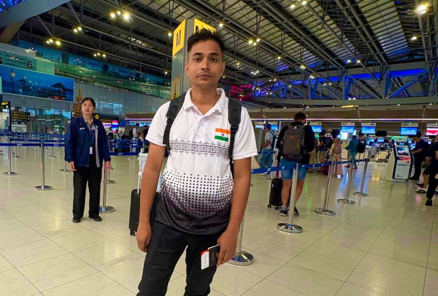 रेणुकूट के रवि सिंह करेंगे भारत का प्रतिनिधित्व, अंतरराष्ट्रीय टूर्नामेंट के लिए नेपाल रवाना