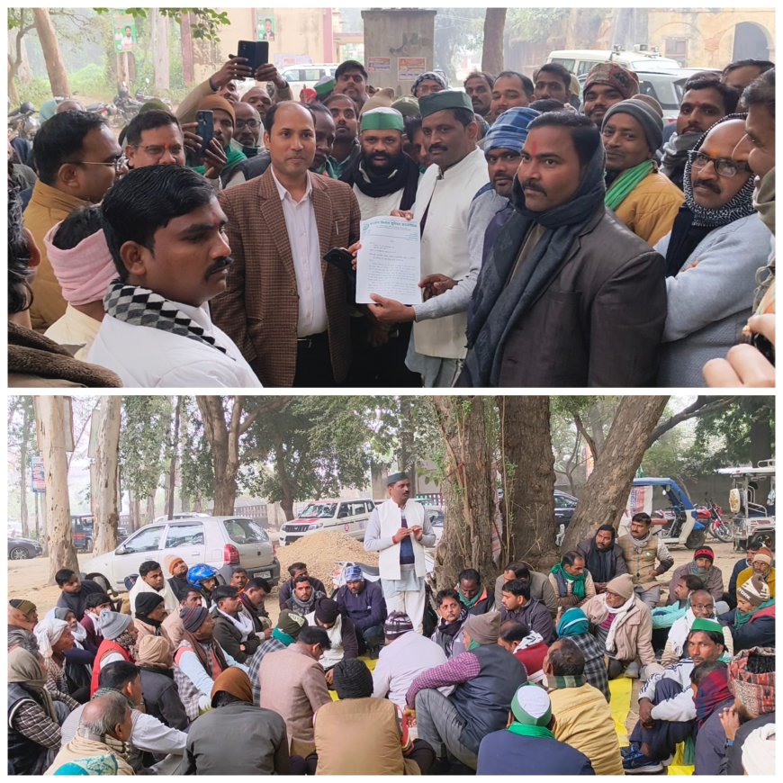 किसान संगठनों की आड़ में सक्रिय आपराधिक तत्वों पर कार्रवाई की मांग  भारतीय किसान यूनियन (अराजनैतिक) ने मुख्यमंत्री को सौंपा ज्ञापन