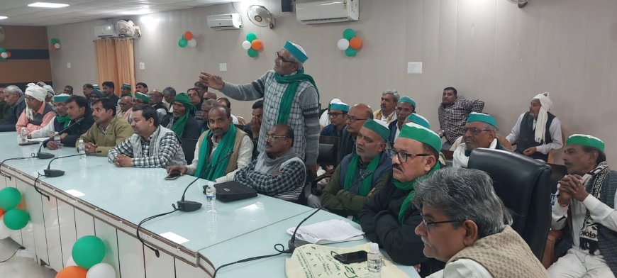 भाकियू जिलाध्यक्ष ने किसानों की समस्या उठाकर प्रशासन से करी समाधान की माग की