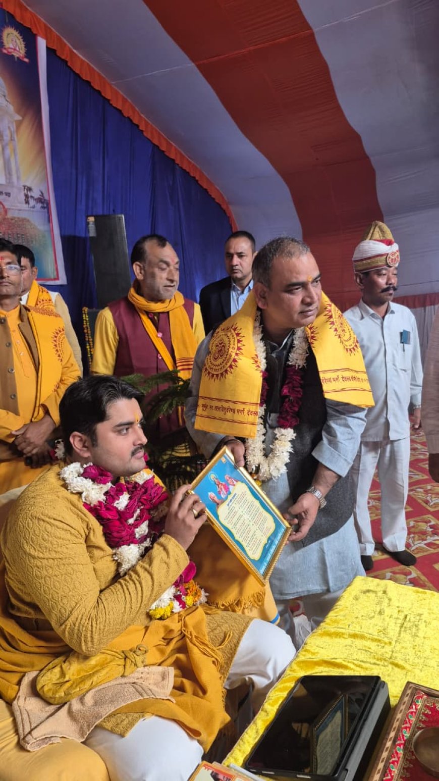 मुसमरिया में राष्ट्र जागरण नौ कुंडीय गायत्री महायज्ञ का पंचम दिवस श्रद्धा एवं वैदिक परंपरा के साथ सम्पन्न