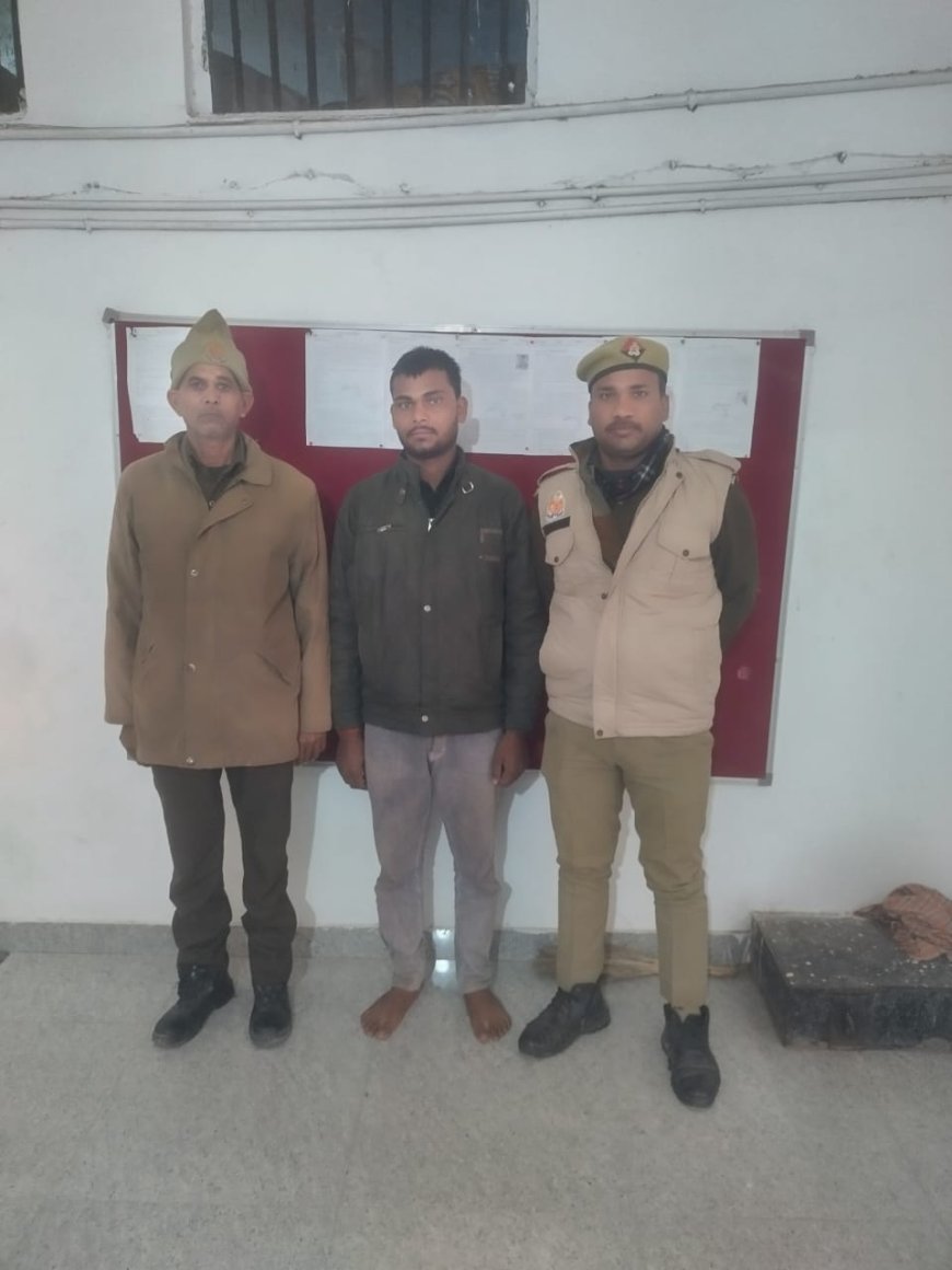 थाना पहाड़ी अन्तर्गत ग्राम पंचायत भवन मकरी पहरा में हुई चोरी की घटना का 24 घण्टे के अन्दर सफल अनावरण।