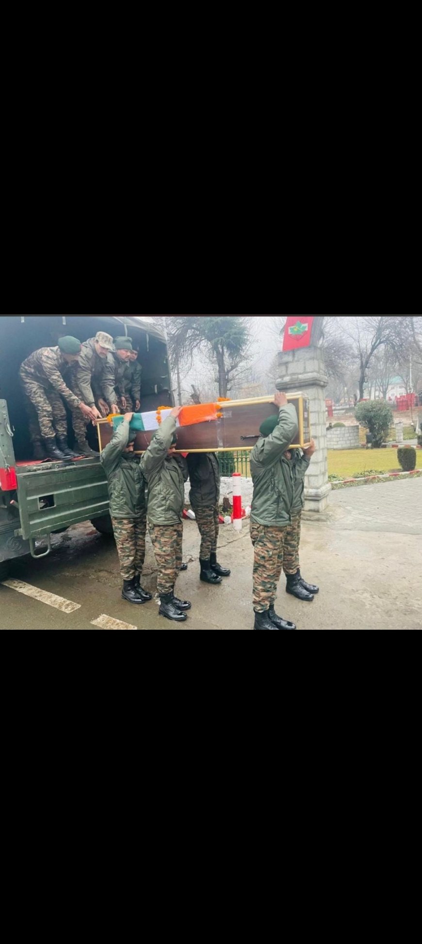 कुपवाड़ा में ड्यूटी के दौरान शहीद लांस नायक लायक राम, तिरंगे में लिपटा पार्थिव शरीर गांव पहुंचते ही उमड़ा जनसैलाब