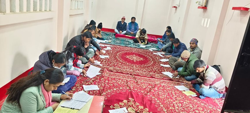 संगीत आश्रम में लिखित परीक्षा सकुशल सम्पन्न