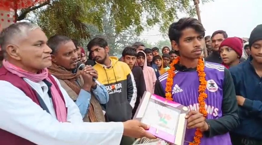 जगापुर की टीम ने भरद्वार की टीम को 6 विकेट से दी पटखनी