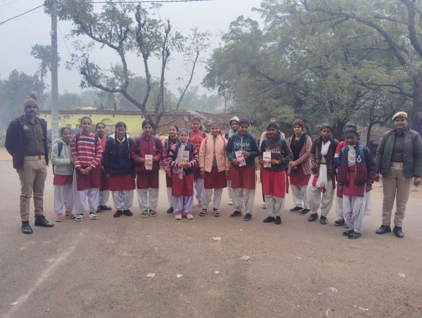 एसपी के निर्देशन में मिशन शक्ति अभियान तेज महिलाओं को किया जागरूक