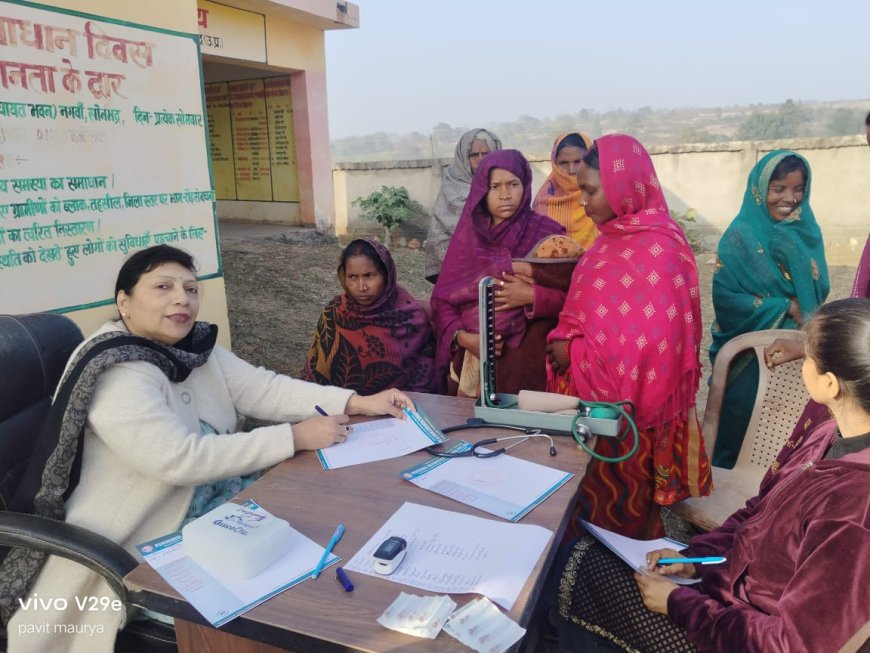 पंचशील मल्टीस्पेशलिस्ट हॉस्पिटल ने लगाया निःशुल्क स्वास्थ्य शिविर