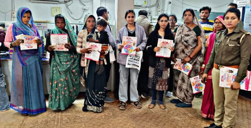 पुलिस ने संभाला मोर्चा गाँव गाँव गूँजा नारी सुरक्षा का संकल्प