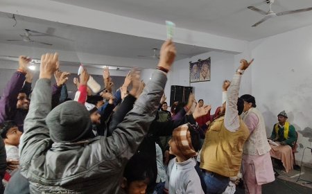 भव्य श्याम संकीर्तन के साथ कागारौल में हुआ नववर्ष का शुभारंभ