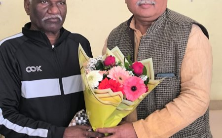 राष्ट्रीय शैक्षिक महासंघ के पदाधिकारियों ने नव वर्ष पर शिष्टाचार भेंट की।