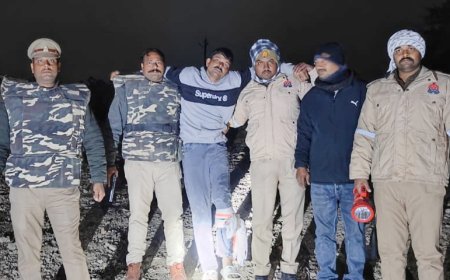 पुलिस मुठभेड़ में दुष्कर्म का आरोपी घायल तमंचा और कारतूस बरामद