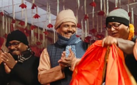 माता कौशल्या मेला का विधायक बबलू मंडल और खाद्य आयोग सदस्य अंगद कुशवाहा ने किया उद्घाटन