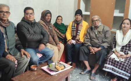 हृदयेश पुरस्कार संस्थान' एवं 'सृजन सारथी' के  संयुक्त तत्वावधान में 'गृह-गोष्ठी' कार्यक्रम का हुआ आयोजन