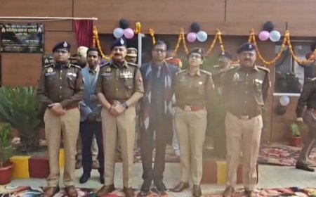 कानपुर देहात के अकबरपुर थाना परिसर में मिशन शक्ति केंद्र का भव्य उद्घाटन एडीजी जोन ने किया शुभारंभ