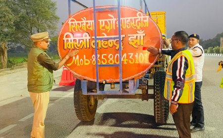 कोहरे में सुरक्षा के लिए यातायात पुलिस ने 4352 वाहनों पर चस्पा किए रिफ्लेक्टिव टेप शराबी ड्राइवरों पर कसा शिकंजा