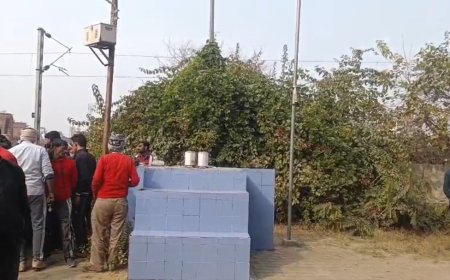 डॉ. भीमराव अंबेडकर की प्रतिमा क्षतिग्रस्त, आक्रोशित लोगों ने किया मार्ग अवरुद्ध, पुलिस जांच में जुटी