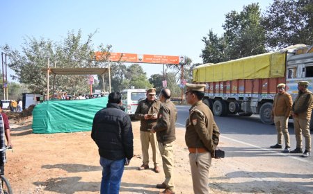 माघ मेला प्रयागराज के दृष्टिगत पुलिस अधीक्षक चित्रकूट द्वारा थाना बरगढ़ अन्तर्गत होल्डिग एरिया,मुरका बॉर्डर बैरियर का निरीक्षण कर सम्बन्धित को आवश्यक दिशा निर्देश दिए गए।