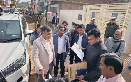 जिले के विकास के लिए कराए जा रहे निर्माण कार्यों में किसी भी स्तर पर लापरवाही करने वालों पर होगी कठोर कार्यवाही डीएम