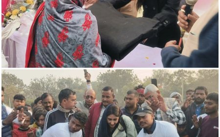 सदर विधायिका अदिति सिंह ने किया सड़क निर्माण का शुभारंभ, जरूरतमंदों को कंबल बांटकर खिलाड़ियों का बढ़ाया हौसला