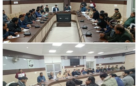 गोरखपुर में गणतंत्र दिवस की भव्य तैयारियाँ पूरी, डीएम दीपक मीणा की अध्यक्षता में समीक्षा बैठक