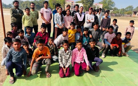 ग्रामीण स्टेडियम गुढा में राष्ट्रीय युवा दिवस पर खेल प्रतियोगिताओं का आयोजन