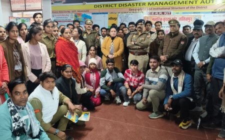 सड़क सुरक्षा के प्रति आपदा मित्रों और सिविल डिफेंस ने ली शपथ