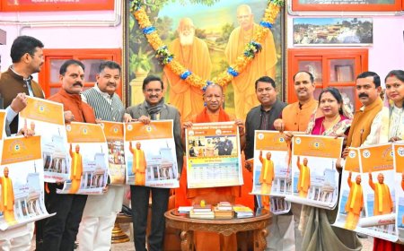 गोरखपुर नगर निगम ने जारी किया वार्षिक स्वच्छता कैलेंडर 2026, मुख्यमंत्री ने किया विमोचन