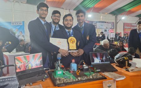 गोरखपुर महोत्सव में द पिलर्स सिक्टौर के छात्रों का शानदार प्रदर्शन, विज्ञान प्रदर्शनी में फहराया सफलता का झंडा