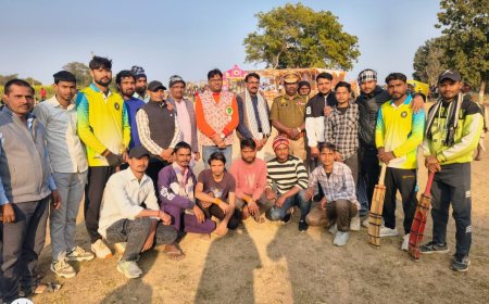 सुपर चैलेंज कप बरेठी के मैच में लोहदा की टीम ने मारी बाजी