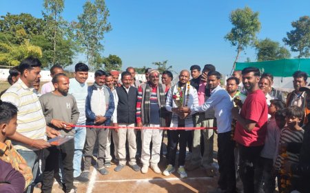 धवा प्रीमियर लीग का भव्य आगाज-धुरवारा ने भोरट को 8 विकेट से रौंदा