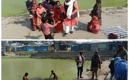 मौनी अमावस्या पर सैकड़ों श्रद्धालुओं ने पवित्र अभरन सरोवर में आचमन कर स्वामी जी के दर्शन पूजन कर मनवांछित फलों की प्राप्ति की कामना किया
