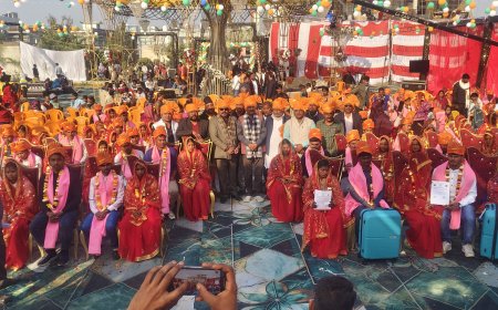 एम०डी०एस० रॉयल रिजॉर्ट, तहसील तुलसीपुर में भव्य रूप से सम्पन्न हुआ सामूहिक विवाह कार्यक्रम