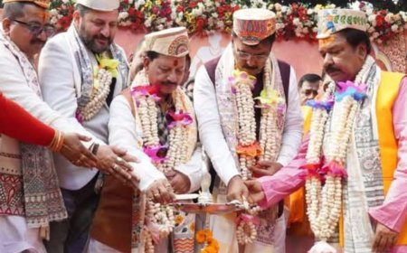 उद्योग सह पथ निर्माण मंत्री डॉ दिलीप जायसवाल के आवास पर मना मकर संक्रांति उत्सव, पहुंचे दोनों उप मुख्य मंत्री