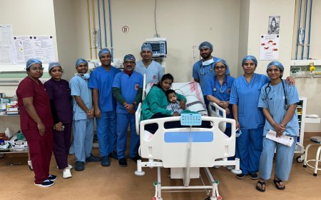 नाक में उगा दांत: एम्स गोरखपुर में दो साल के मासूम की दुर्लभ सर्जरी सफल