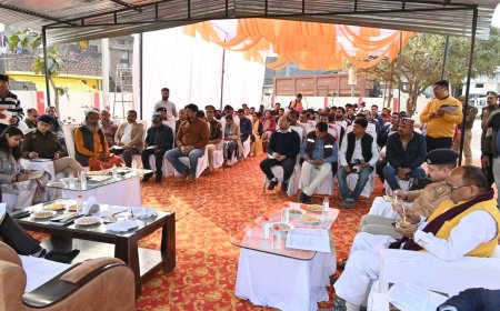 लोधेश्वर महादेवा महाशिवरात्रि मेले की तैयारियों का जिलाधिकारी ने किया निरीक्षण