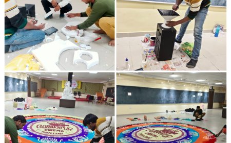 द्वितीय गोरखपुर सिनेमा महोत्सव की तैयारियों में जुटे कलाकार, 21–22 जनवरी को होगा भव्य आयोजन