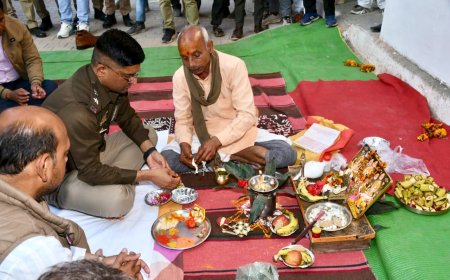 छात्राओं ने किया पुलिस आवास व मेस का उद्घाटन एसपी ने सिखाए सुरक्षा के गुर