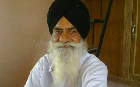मोहम्मदपुर खाला थाना क्षेत्र के दानपुर में किसान यूनियन  के जन्मदाता   गांधी सरमैलसिंह का निधन