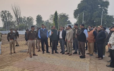 योगी के आगमन को लेकर देवगढ़ में हलचल कमिश्नर-आईजी ने परखीं तैयारियां