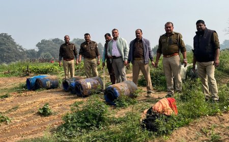 आबकारी विभाग जनपद चित्रकूट की बडी कार्रवाई